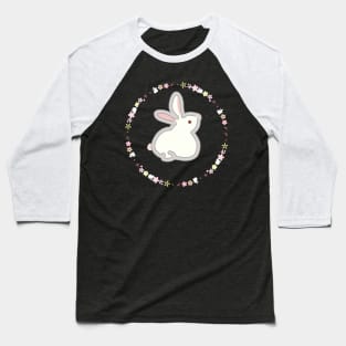 Dream Rabbit, Little Bunny Pattern Baseball T-Shirt